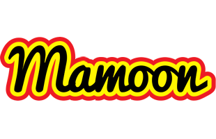 Mamoon flaming logo