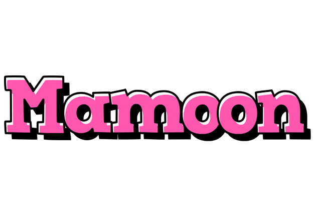 Mamoon girlish logo