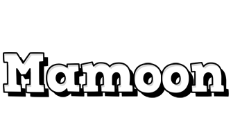 Mamoon snowing logo