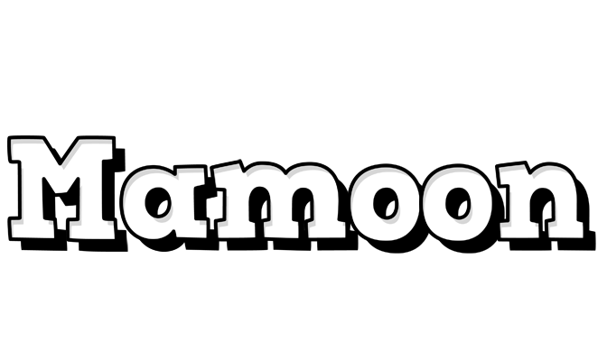 Mamoon snowing logo