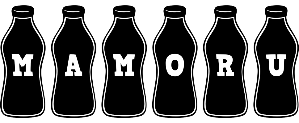 Mamoru bottle logo