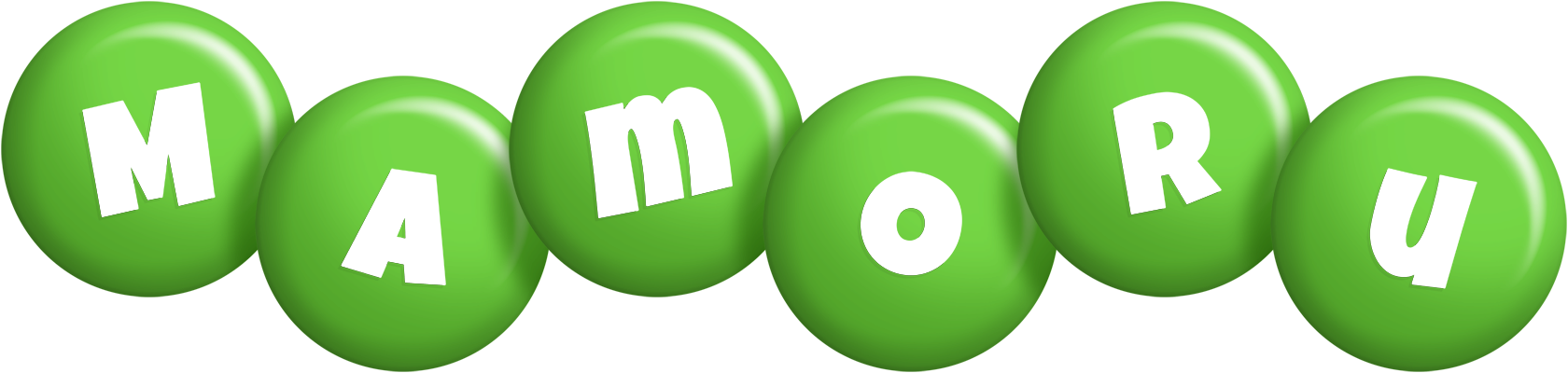 Mamoru candy-green logo