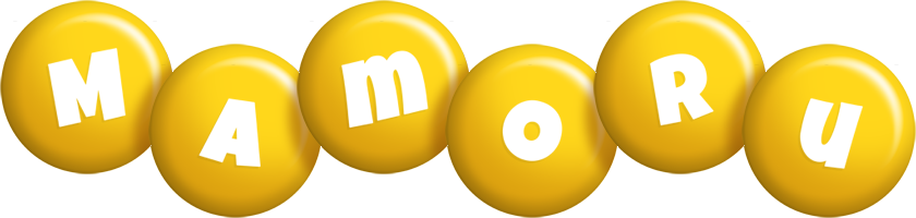 Mamoru candy-yellow logo