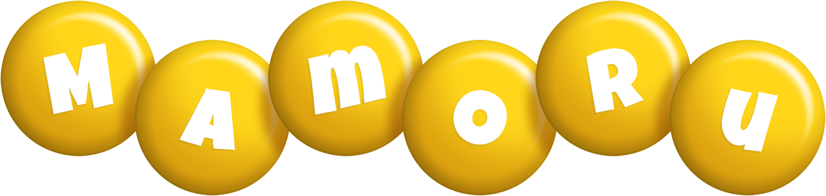 Mamoru candy-yellow logo