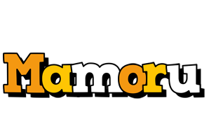 Mamoru cartoon logo