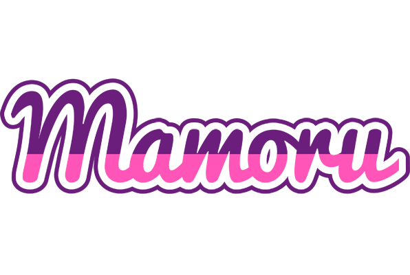 Mamoru cheerful logo