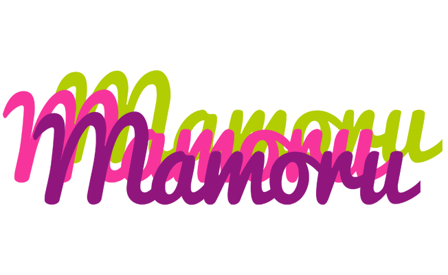 Mamoru flowers logo