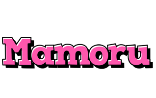 Mamoru girlish logo