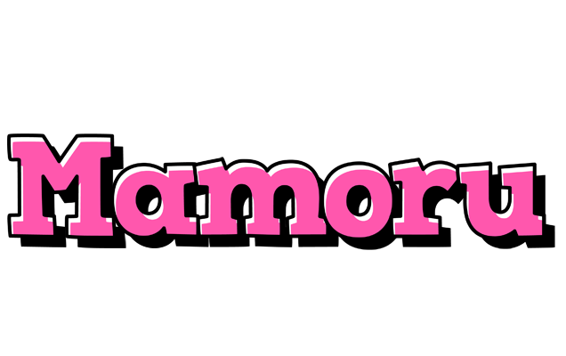 Mamoru girlish logo