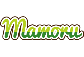 Mamoru golfing logo