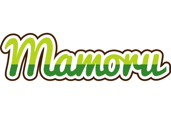 Mamoru golfing logo