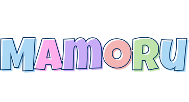 Mamoru pastel logo