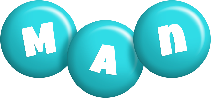 Man candy-azur logo