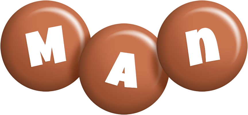 Man candy-brown logo
