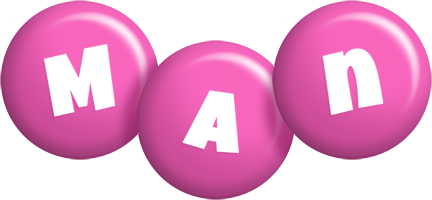 Man candy-pink logo