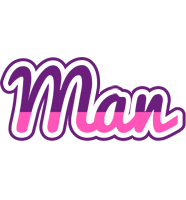 Man cheerful logo