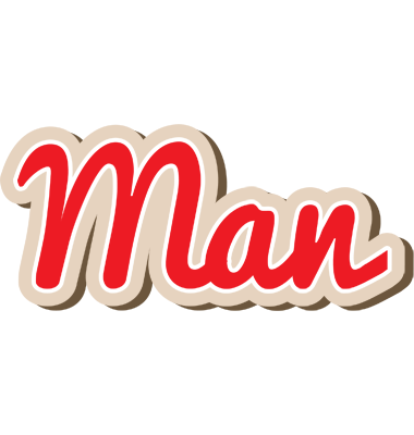 Man chocolate logo
