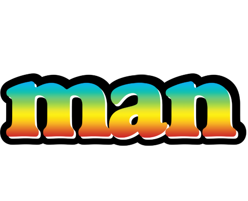 Man color logo