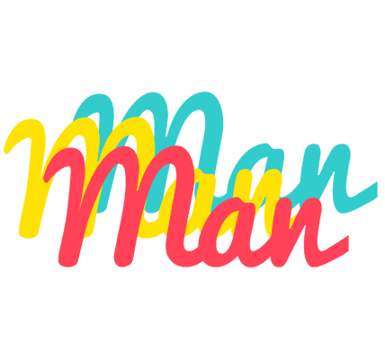 Man disco logo