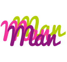 Man flowers logo