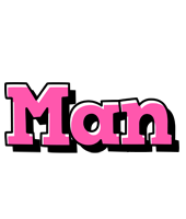 Man girlish logo