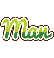 Man golfing logo
