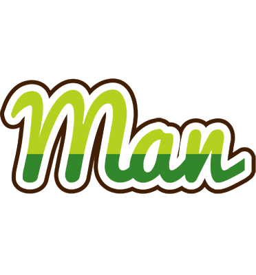 Man golfing logo