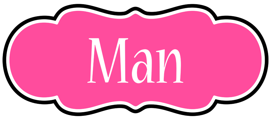 Man invitation logo