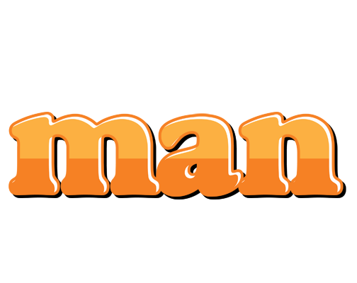 Man orange logo