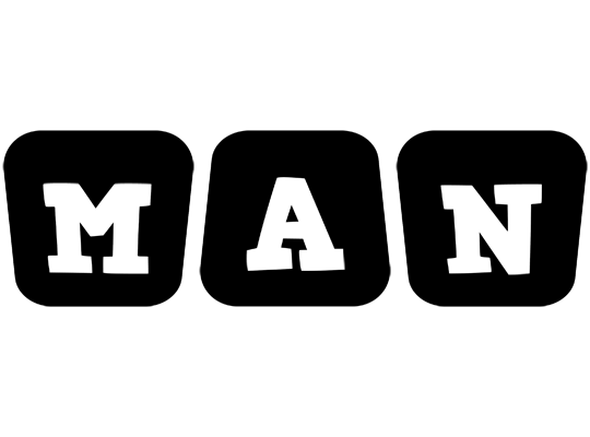 Man racing logo
