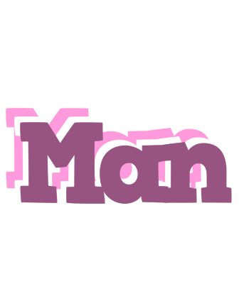 Man relaxing logo