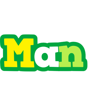 Man soccer logo
