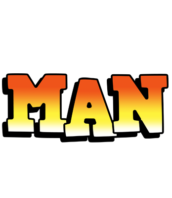 Man sunset logo