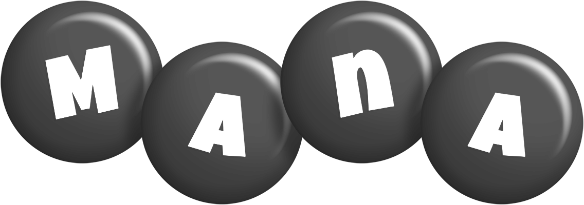 Mana candy-black logo