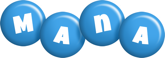 Mana candy-blue logo