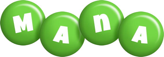 Mana candy-green logo