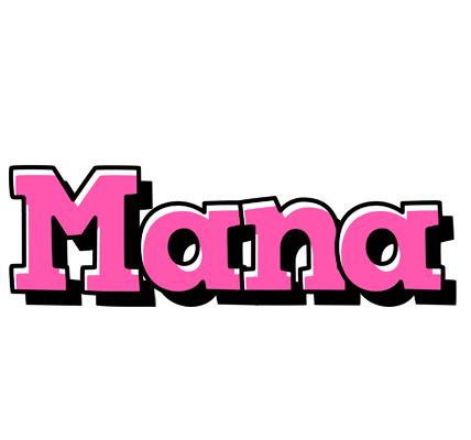 Mana girlish logo