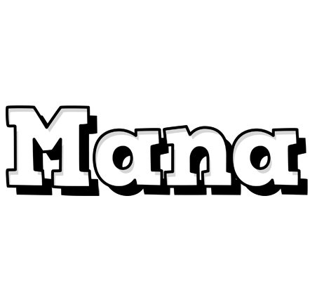 Mana snowing logo