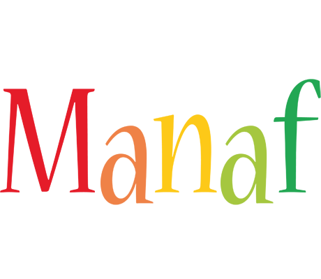 Manaf birthday logo