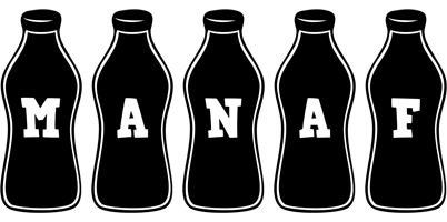 Manaf bottle logo