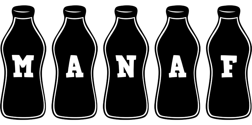 Manaf bottle logo