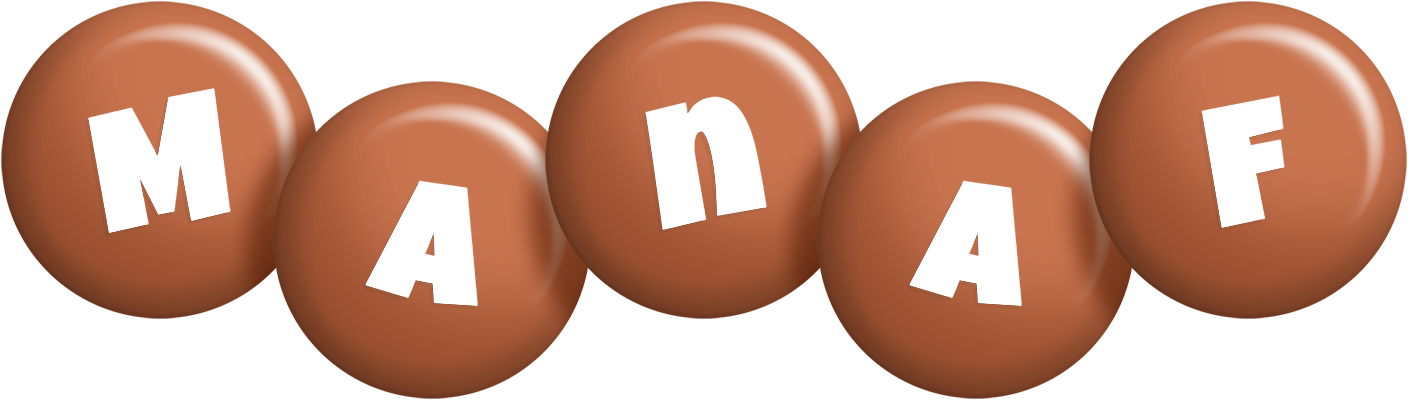 Manaf candy-brown logo