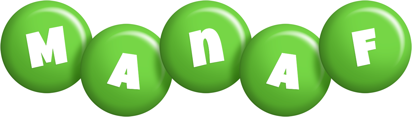 Manaf candy-green logo
