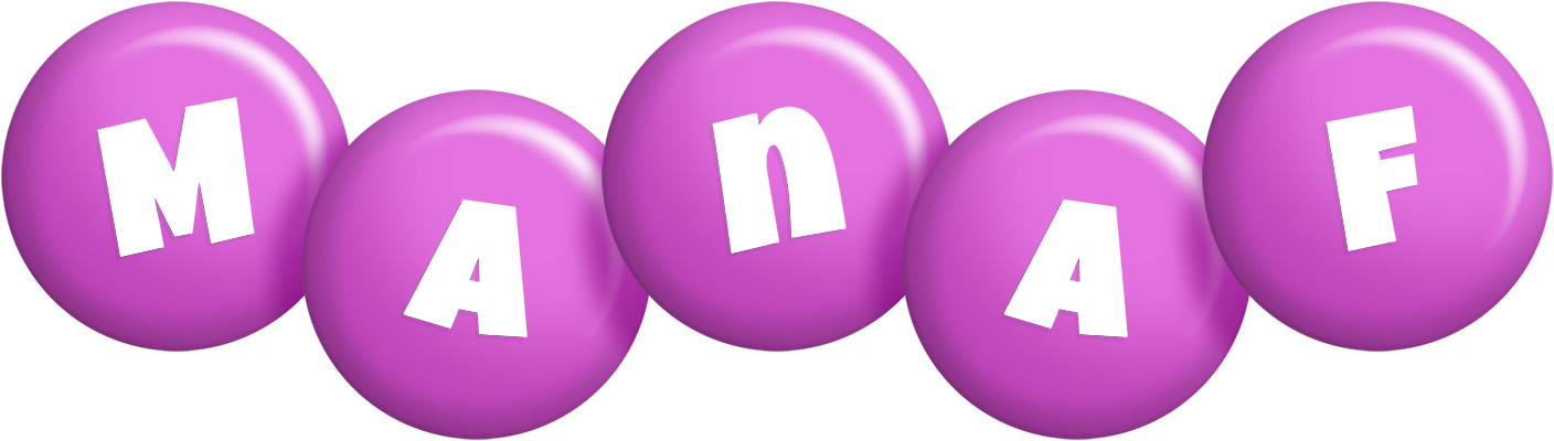 Manaf candy-purple logo