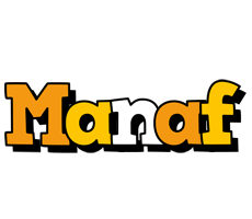 Manaf cartoon logo