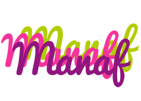 Manaf flowers logo