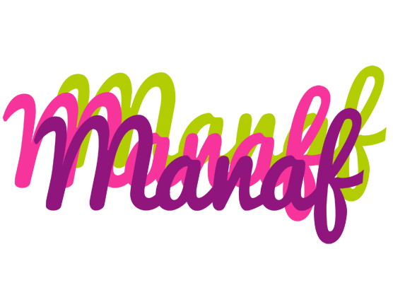 Manaf flowers logo