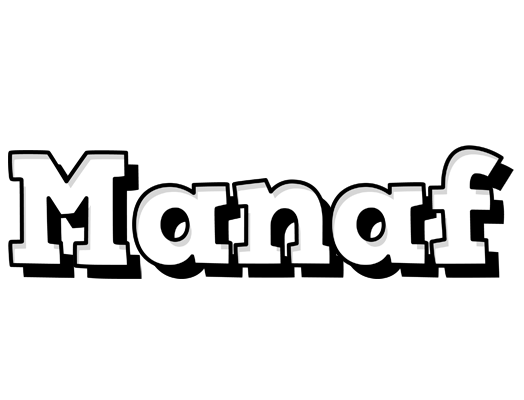 Manaf snowing logo