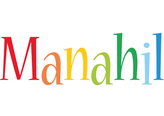 Manahil birthday logo