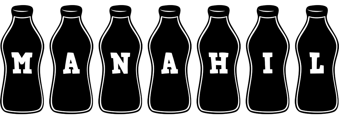 Manahil bottle logo